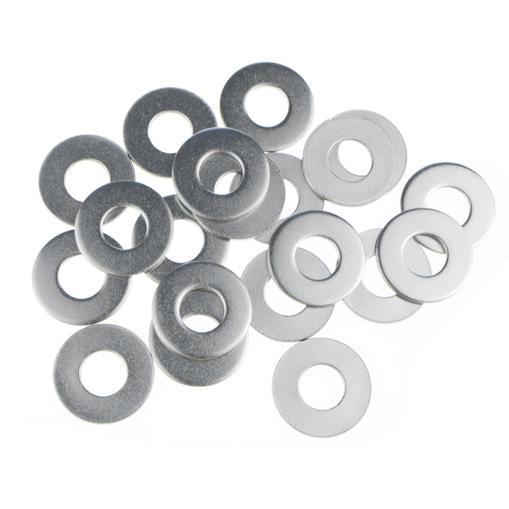 Set 20 saibe plate metalice M12, inox A2, 12x30mm, 2mm