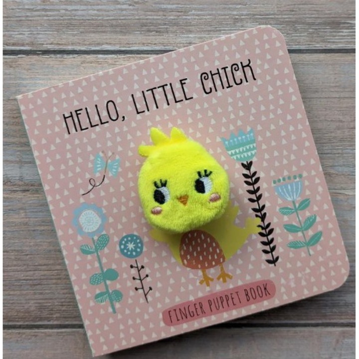 Carte cu marioneta pentru deget Hello Little Chick - Children's Finger Puppet Book