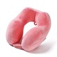 Пътна възглавница за врат, памук, 4 възглавници, регулируема, розова