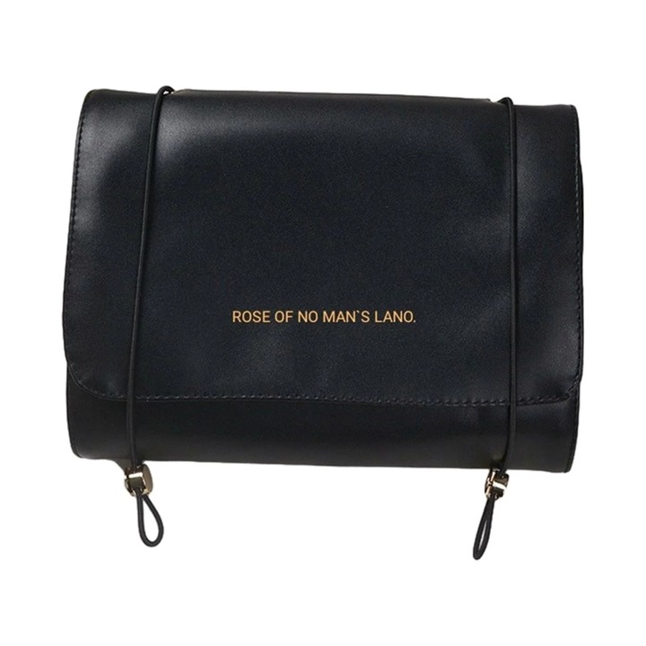 Козметичен несесер с голяма вместимост, черен, 22,5х54 см, дамски комплект за пътуване