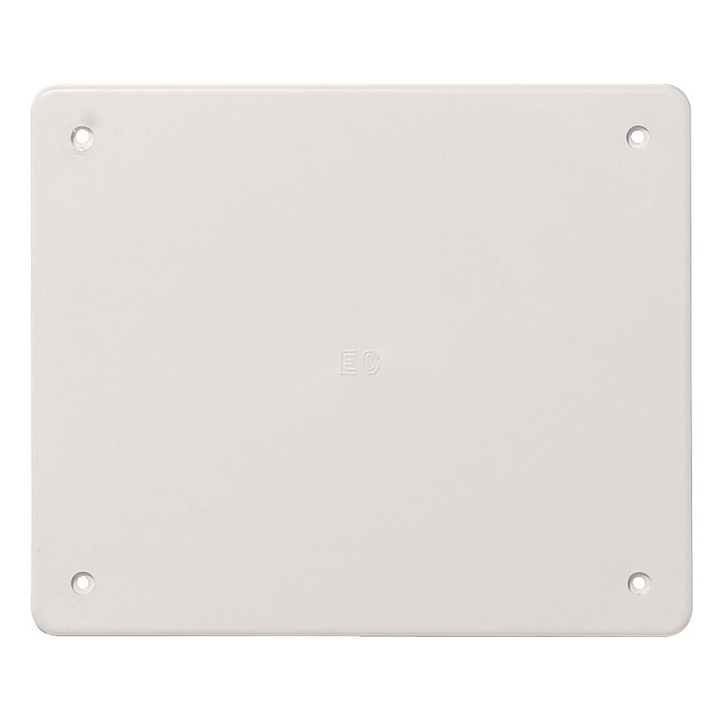 Capac pentru Doza, Cutie de Derivatie, Montarea Capacului ( Cu Suruburi, Incluse), Halogen Free, IP40, 160x130mm, EC351C5 Elettrocanali Italia