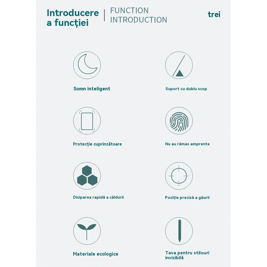 Husa pentru iPad de 10, 2 inchi 2019/2020/2021 Ecran de blocare inteligenta, rezistenta la socuri, anti-zgarieturi, verde deschis, Apple iPad 10.2" 2019