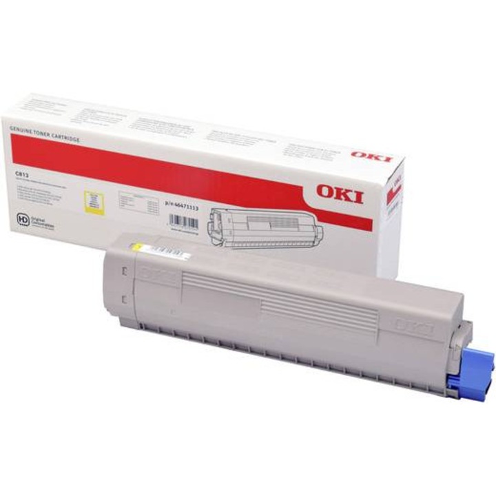 Oki 46471113 Eredeti Toner Sárga (397229)
