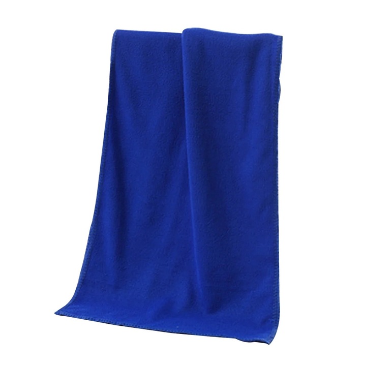 Prosoape de curatare auto set, microfibra, 30x70cm, albastru