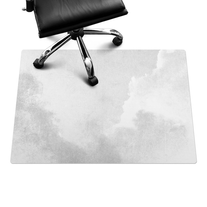 Szék szőnyeg, Wallfluent, Felhők és textúra, Szürke, 100x70 cm, 010250310010100011259