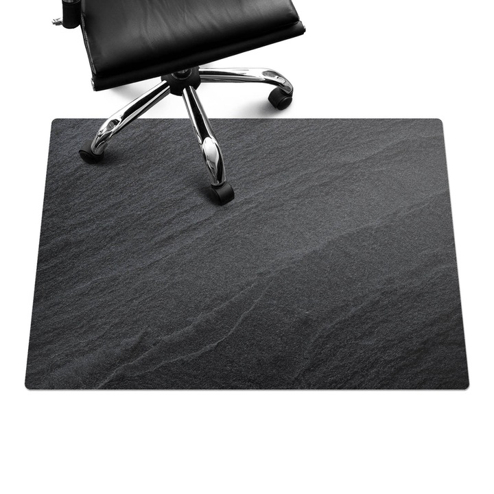 Covoras pentru protectie podea, Wallfluent, Textura pietricele, Gri, 100x70 cm, 010250310010100030934