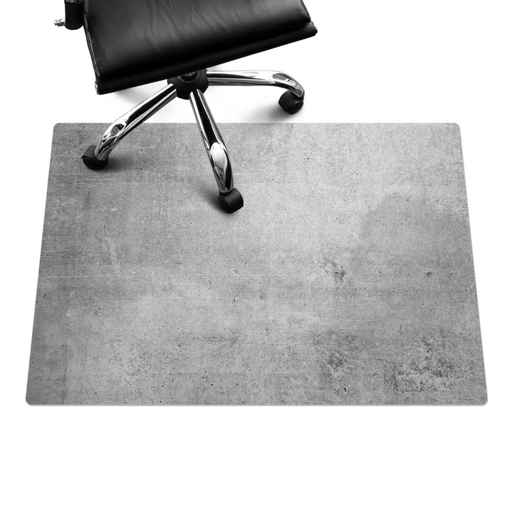 Székalátét, Wallfluent, Beton textúra, Szürke, 100x70 cm, 010250310010100027807