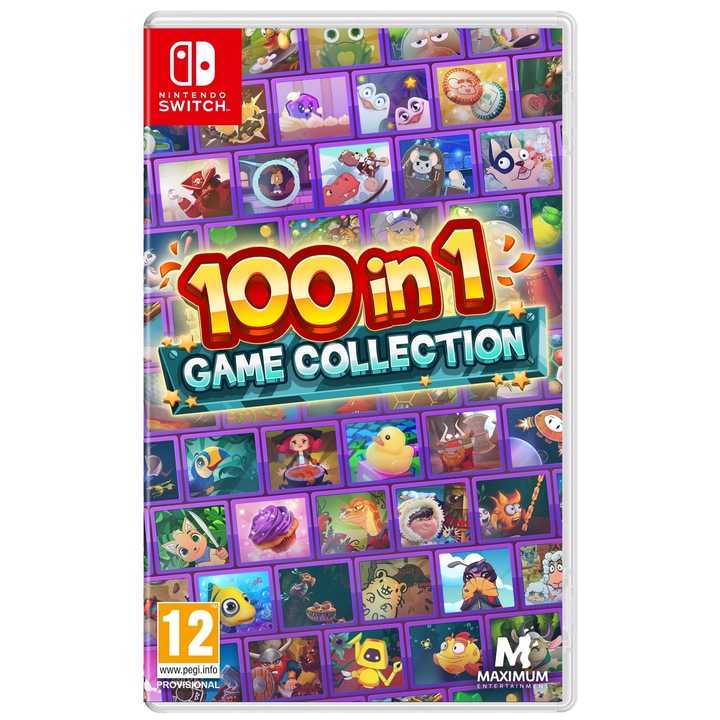 100 az 1-ben játékgyűjtemény Nintendo Switchhez