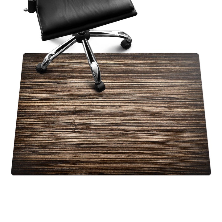 Covoras pentru protectie pardosea, Wallfluent, Granulatie de lemn, Maro, 100x70 cm, 010250310010100077220