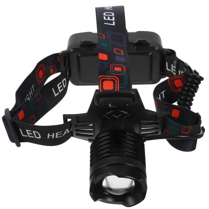 Акумулаторен LED фенер, 30W, 1000-1200 лумена, 6x4.5x4.5cm, бял