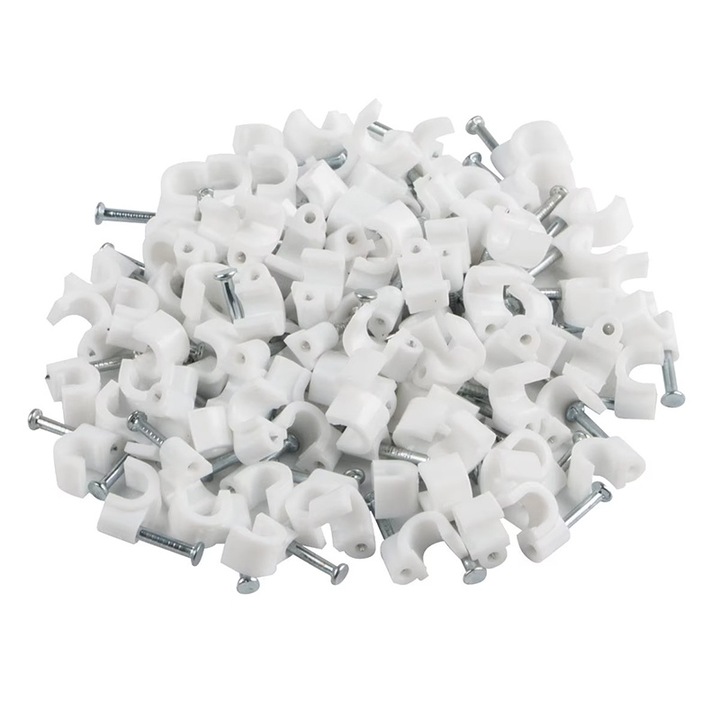 Clema pentru cablu, 12 mm, 60 buc / set