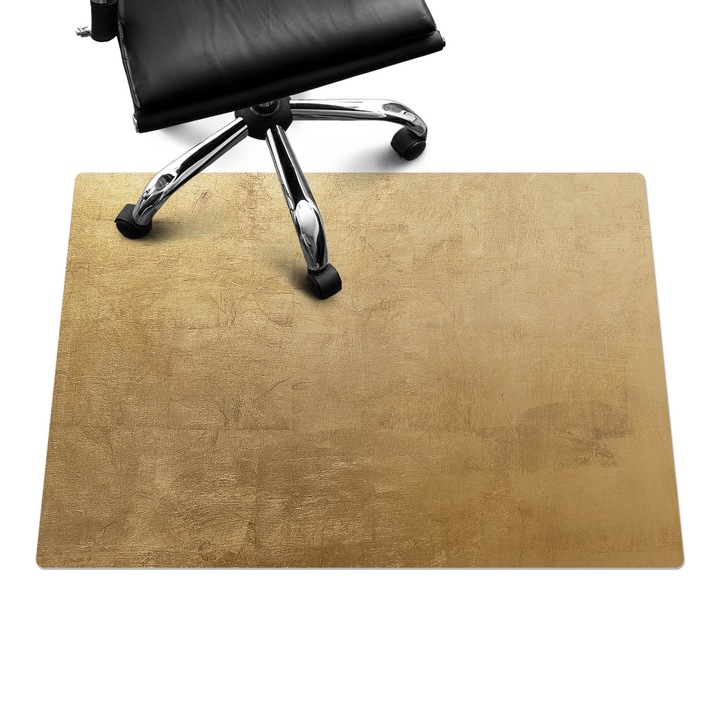 Székalátét, Wallfluent, Fémes textúra, Bézs, 100x70 cm, 010250310010100088702