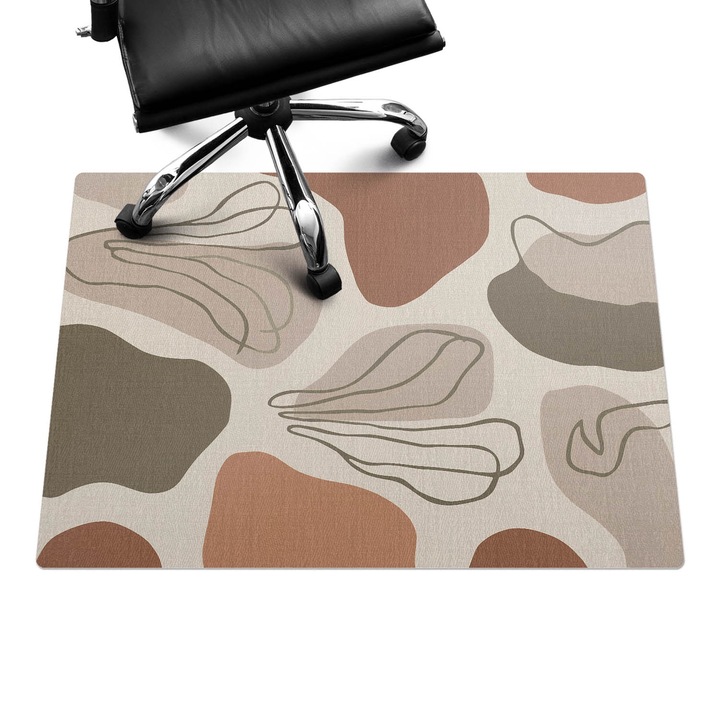 Székalátét, Wallfluent, Absztrakt vonalak, Bézs, 100x70 cm, 010250310010100282014