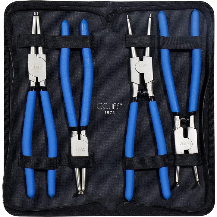 Clesti 4 bucati lungi 310 mm pentru sigurante elastice interior/exterior