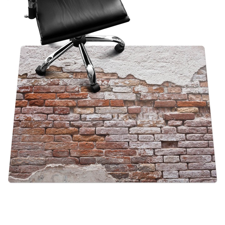 Székalátét, Wallfluent, Kitett tégla, Barna, 120x90 cm, 010250310020100004456