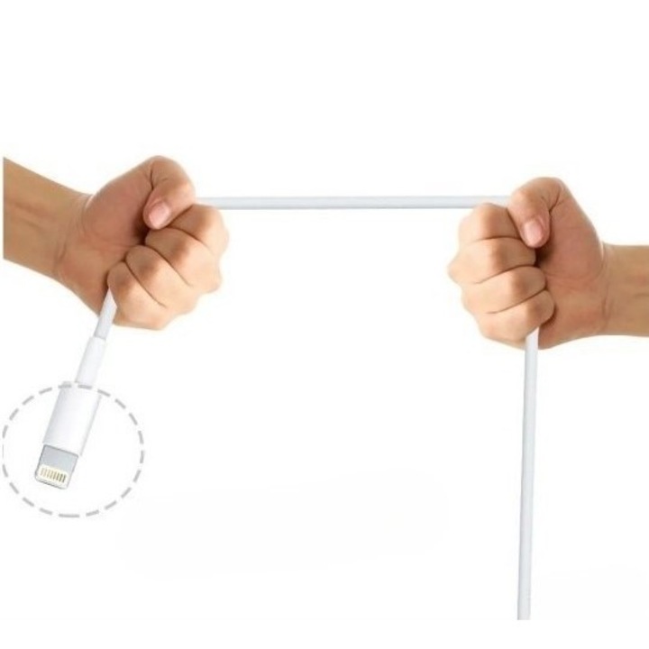 USB Type-C adatkábel Apple iPhone WUW-X181 kompatibilis 20W 1 m, Fehér