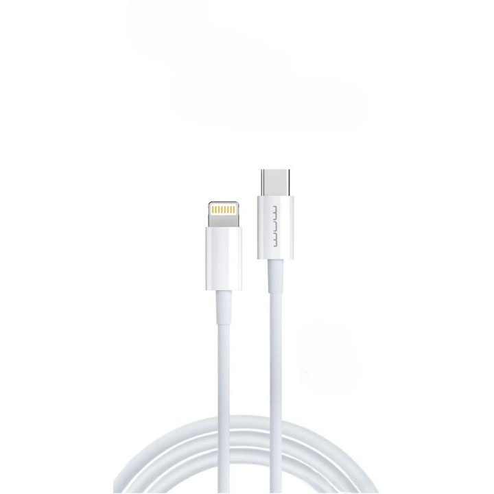 USB Type-C към iPhone кабел за данни Flippy WUW-X181 20W 1 m, бял