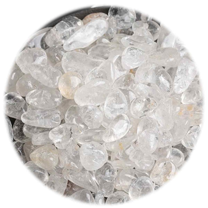 Бял кристален прах, декоративни аксесоари, комплект ароматерапия с чакъл, универсална употреба, компактен и преносим