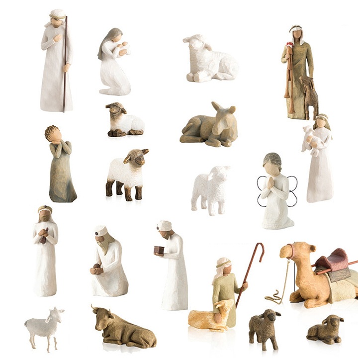Rasina Kézműves Maria Karácsonyi ajándék szett 20 darabos Jézus Születés Mannel Díszek Csoport