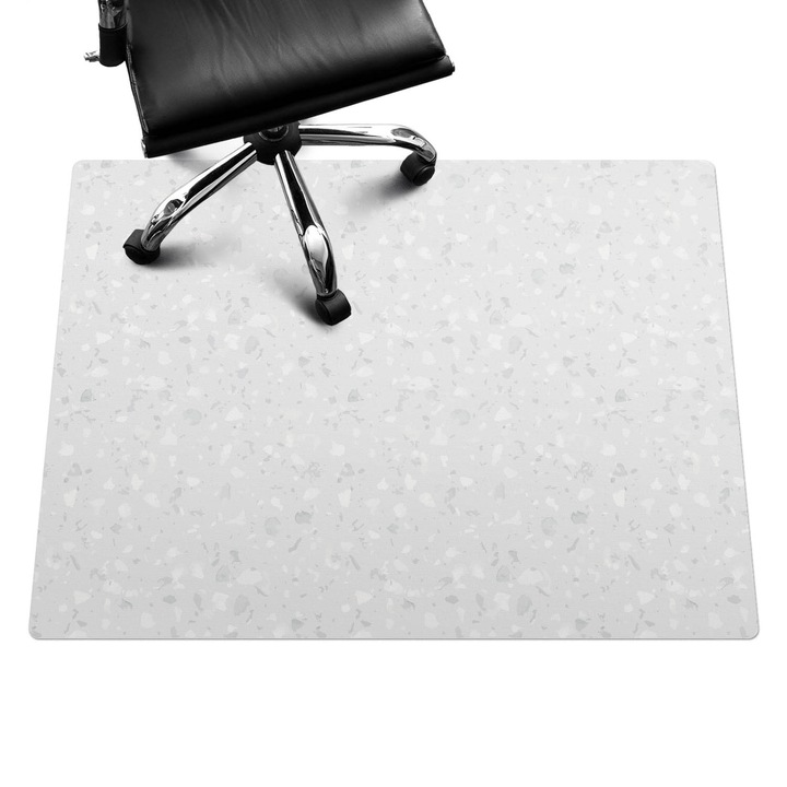 Padlóvédő székalátét, Wallfluent, Terrazzo pasztell, Szürke, 120x90 cm, 010250310020100033443