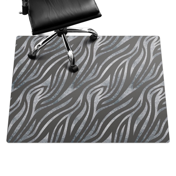 Székalátét, Wallfluent, Absztrakt vonalak, Szürke, 120x90 cm, 010250310020100033392