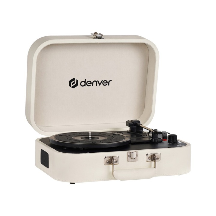 Грамофон Denver VPL-130, 3 скорости, високоговорители, 34.5x27.5x12.5cm