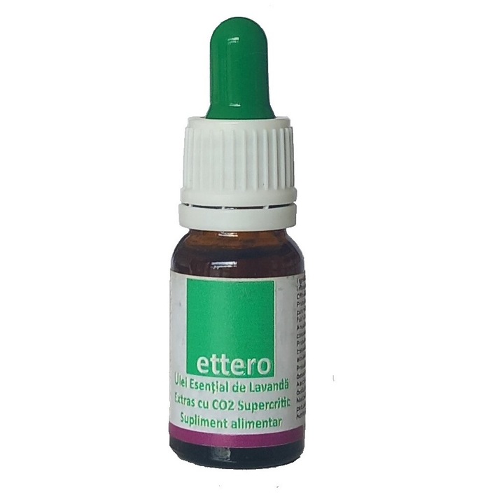Ulei Esential de Lavanda Extras cu CO2 Supercritic – Supliment nutritional