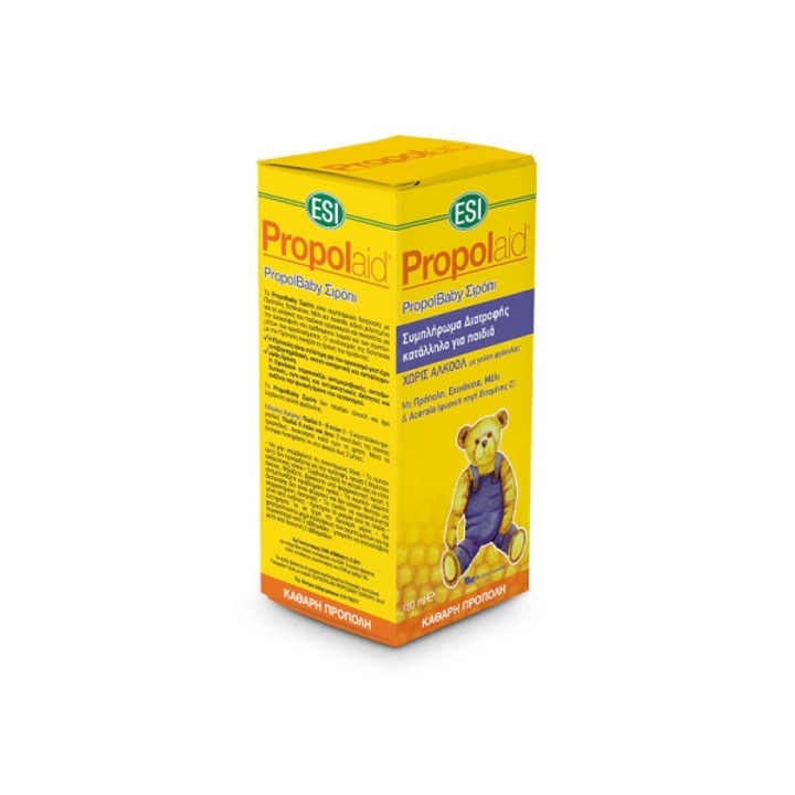 Sirop pentru copii Fara gluten cu aroma de capsuni ESI Propolaid Baby 180ml