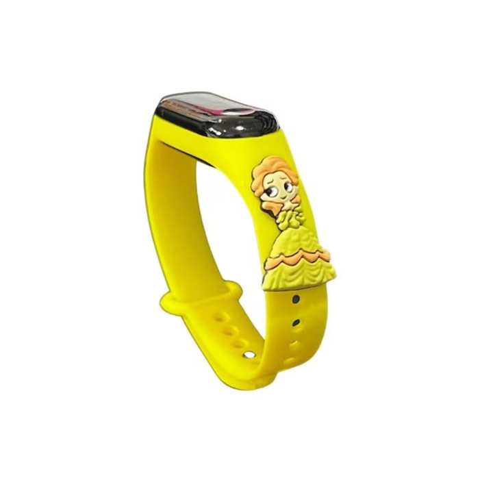 Детски часовник, модел „Принцеса“, жълт