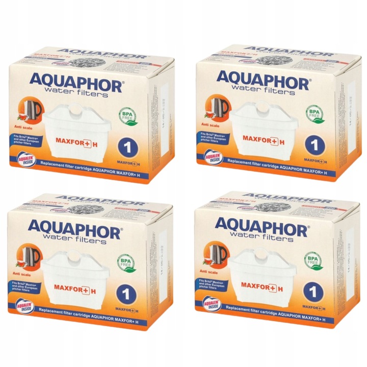 Aquaphor Maxfor H filtru de apa de schimb pentru ulcior KIT de 4 bucati