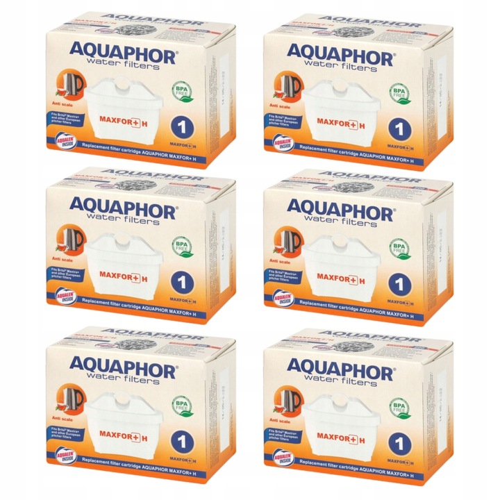 Aquaphor Maxfor H filtru de apa de schimb pentru ulcior KIT 6 pack