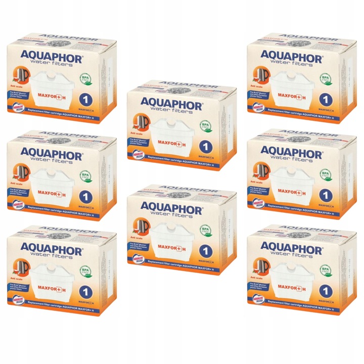 Aquaphor Maxfor H inlocuire filtru de apa pentru ulcior de apa KIT 8pcs