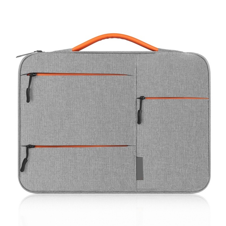 Husa laptop universala 13-15 inch, captuseala catifelata, protectie durabila, negru