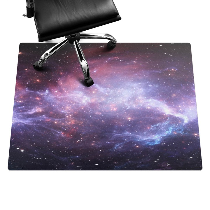 Irodai szék szőnyeg, Wallfluent, Űrköd, Lila, 120x90 cm, 010250310020100282888