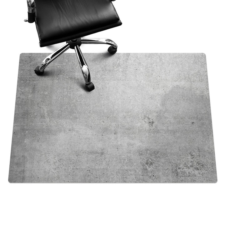 Székalátét, Wallfluent, Beton textúra, Szürke, 140x100 cm, 010250310030100027807