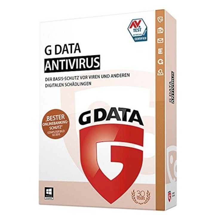 G Data Antivírus HUN Online vírusirtó szoftver hosszabbítás (3 PC / 1 év) (390230)