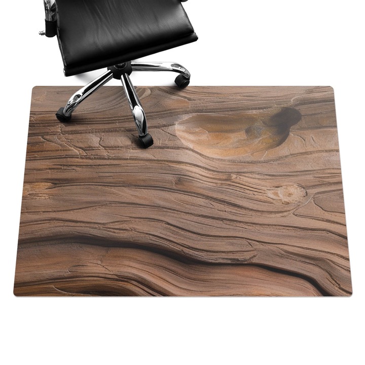 Székalátét, Wallfluent, A természet fa erezete, Barna, 140x100 cm, 010250310030100282867