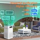 LYCENXI légtisztító HEPA szűrővel és aromaterápiával, akár 30 m²-es helyiségekbe, 20 dB, 24,5x12,5x12,5 cm