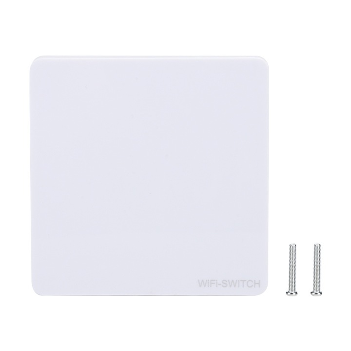 Intelligens kapcsoló Enforose QSAW1 wifi, hangvezérlés, 220V, tűzálló anyag, méretek 9.50x9.50x5.00cm