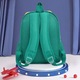 Ghiozdan pentru gradinita sau scoala, imprimat cu animalut dragut, ZY-2065, verde, 34 x 25.5 x 12 cm