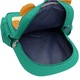 Ghiozdan pentru gradinita sau scoala, imprimat cu animalut dragut, ZY-2065, verde, 34 x 25.5 x 12 cm