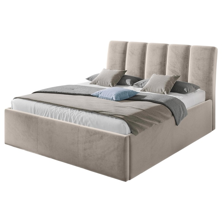 Pat tapitat Okawango 140x200, MIRJAN24, bej, 152x219x118 cm