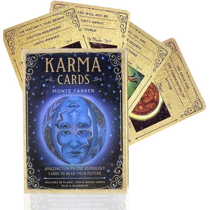 Carti oracol, Karma Cards, Monte Farber, 2024, 10.5 x 7.5 cm