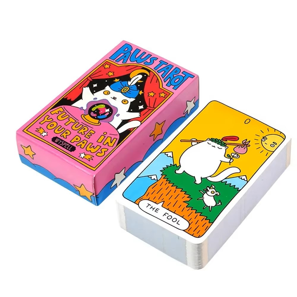 Pachet carti, Paws Tarot, Wyspell, Olga Elenko, 2024, 10.5 x 6.3