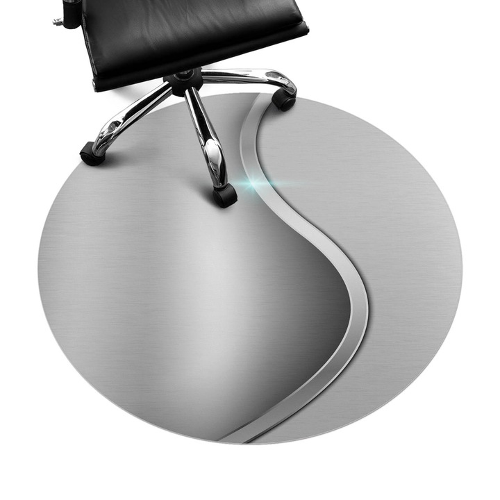 Székalátét, Wallfluent, Fémes hullám, Szürke, fi100 cm, 010250310040000009123