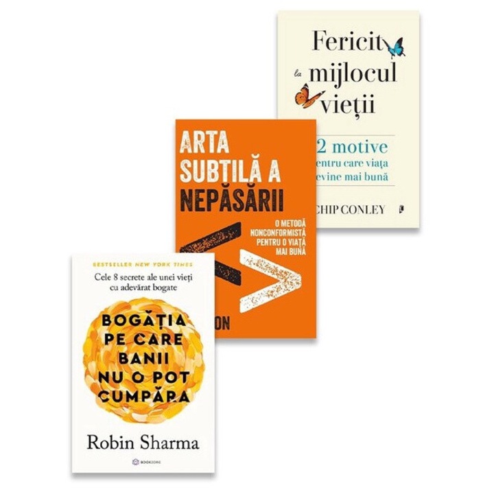 Pachet Arta de a trai cu sens. Set 3 carti