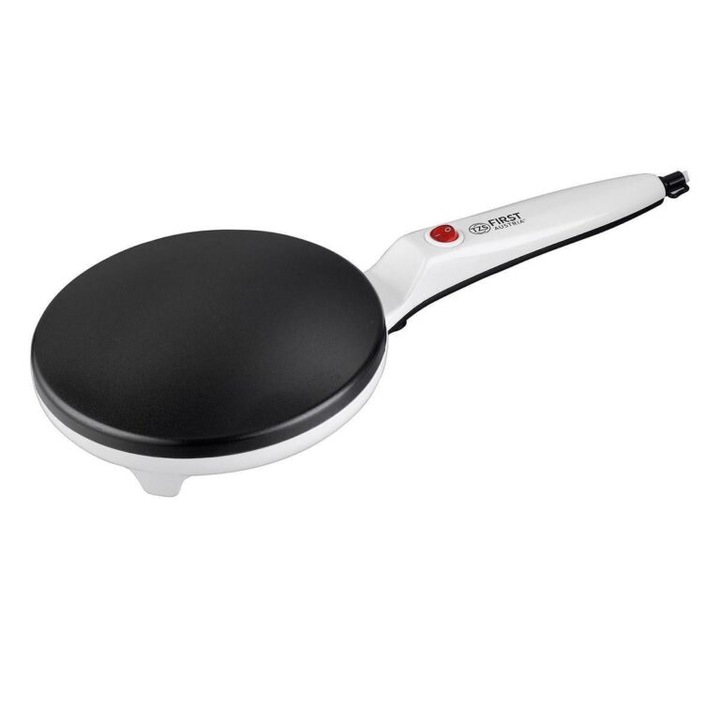 Palacsintasütő First Austria FA-5307-2, 600W, 20 cm, Tapadásmentes bevonat, Fehér
