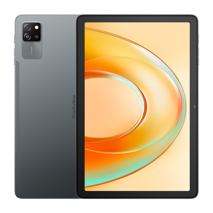 Таблет Blackview Tab 60 Pro, 10.1 инча, Android 15, 2.4G+5G, WiFi 6, 24GB Ram (8GB + 16GB разширяема), 128GB ROM, разширяема 1TB, 5100mAh, поддръжка за GPS позициониране, сив