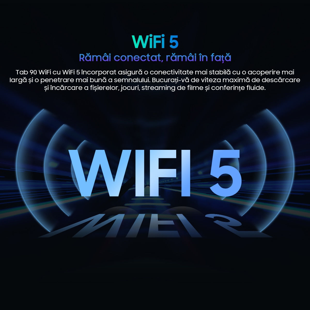 Tableta Blackview Tab 90 WiFi, 10.92 inch, 800x1280, 12GB Ram(4GB + 8GB extensibili 1TB), 128GB, Bluetooth 5.0, 60Hz, Android 14, 2.4G+5G, 8200mAh, Suport pentru pozitionarea GPS, Albastru