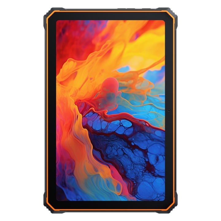 Таблет Blackview Active 8 Pro, 10.36 инча, Android 14, FHD+IPS, 60HZ, 24GB Ram (8GB + 16GB разширяема), 1200×2000, 256GB ROM, 22000mAh, NFC/RGB, SIM карта, оранжев